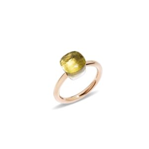 Kleiner Ring Nudo mit Zitronenquarz von Pomellato bei Juwelier Herbert Mayer in Augsburg