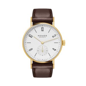 Tangente Gold 33 Doré von NOMOS Glashütte bei Juwelier Herbert Mayer in Augsburg